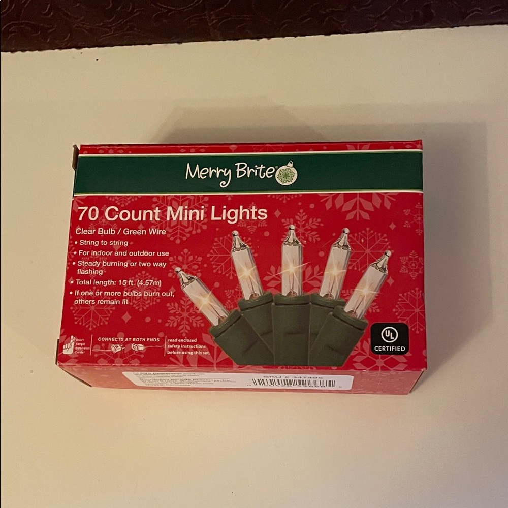 Merry Brite 70 Count Mini Lights